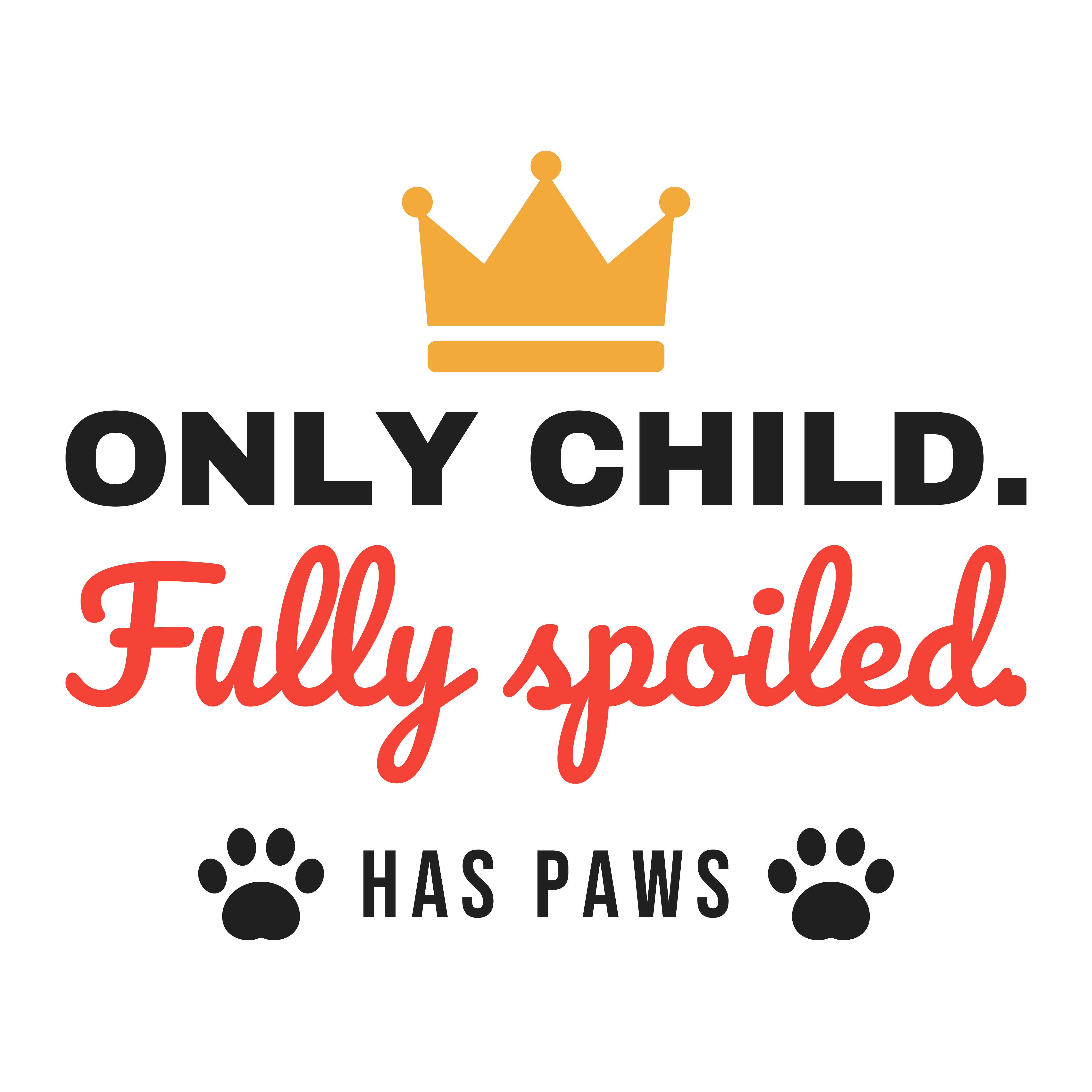 Only Child Fully Spoiled