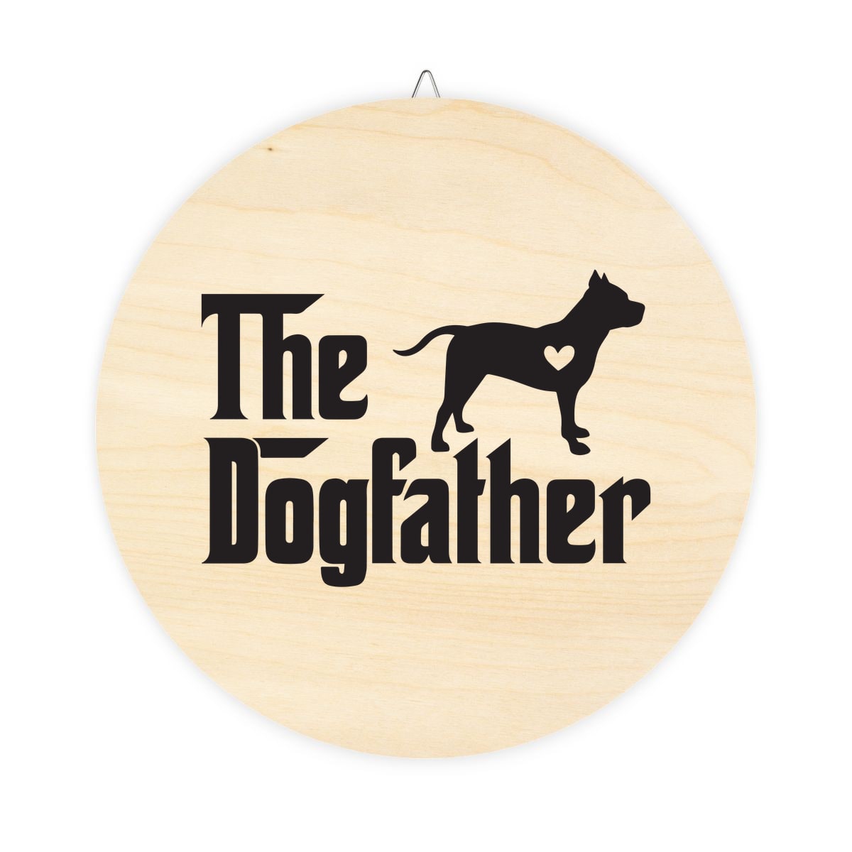 The Dogfather Wood Sign