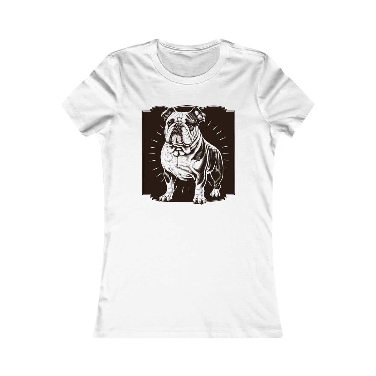 Vintage Bulldog Badge Women's Shirt