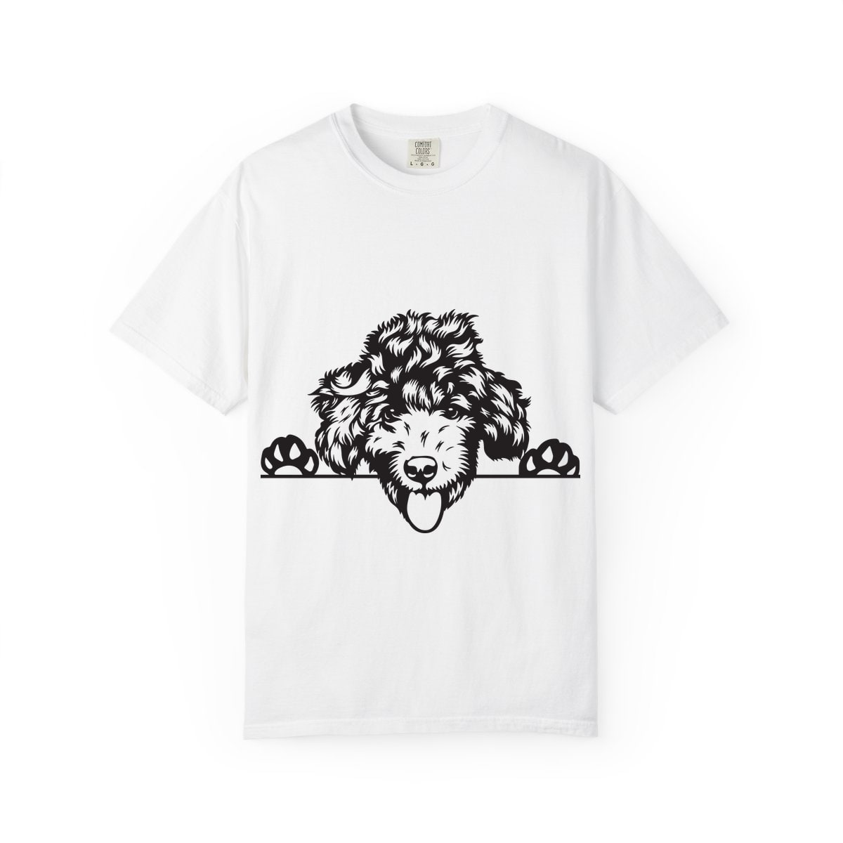 Peeking Doodle Comfort Colors Tee