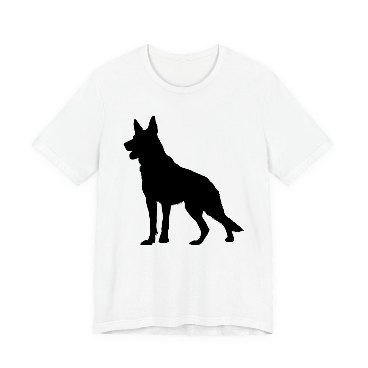 German Shepherd Silhouette Jersey Tee