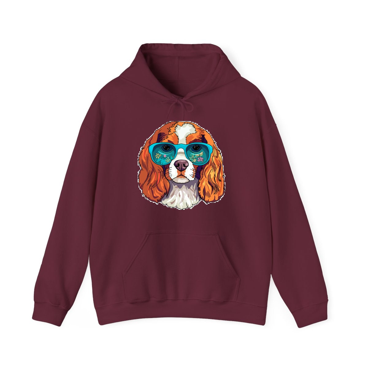 Cavalier in Sunglasses Hoodie