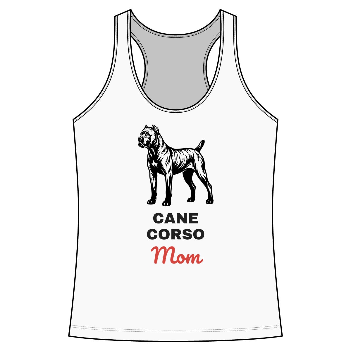Cane Corso Mom Performance Tank