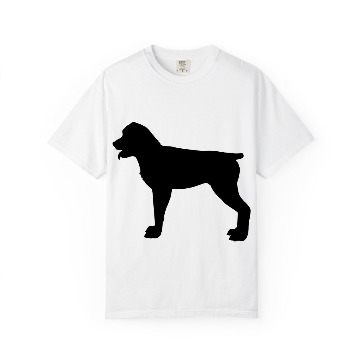Rottweiler Silhouette Comfort Colors Tee