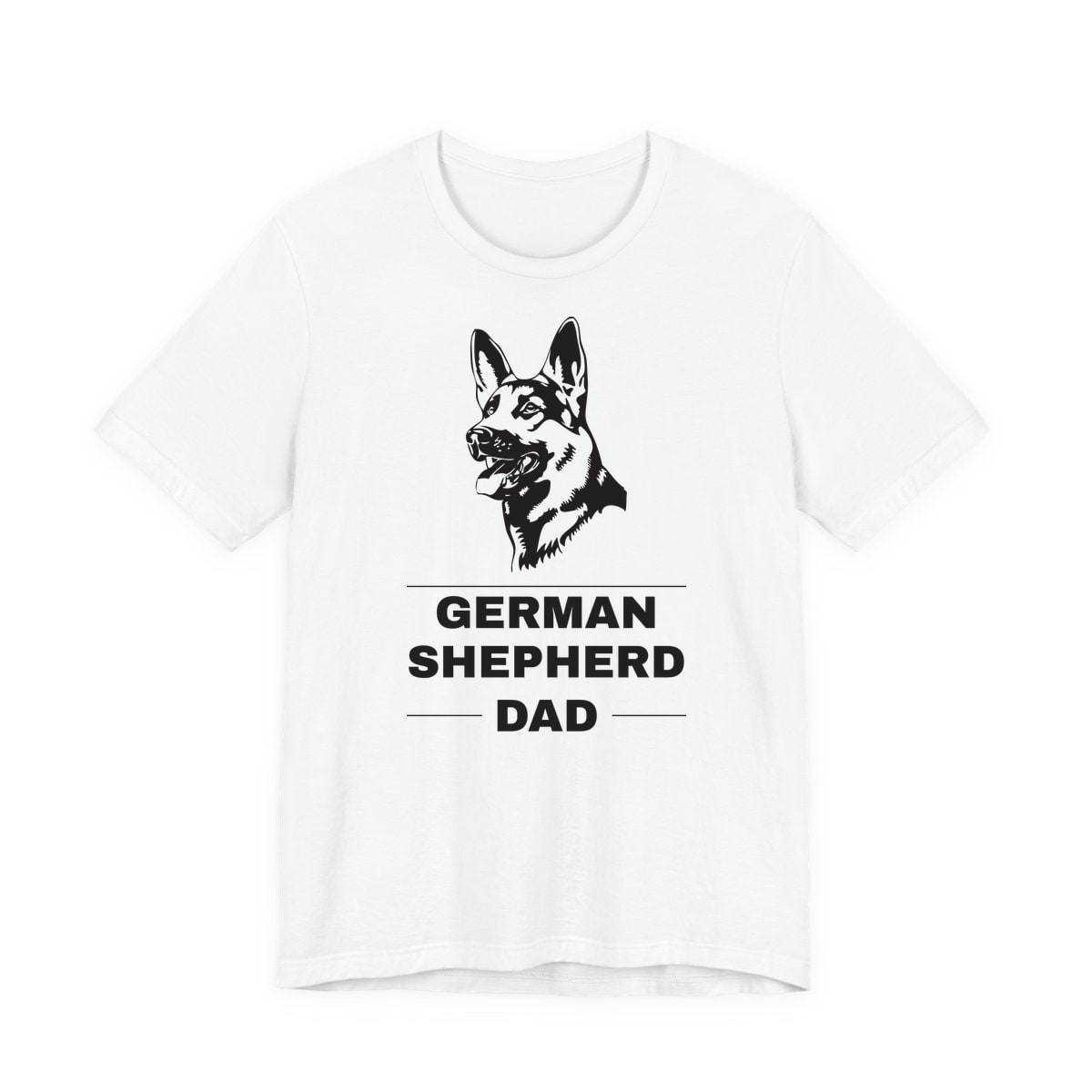 German Shepherd Dad Jersey Tee