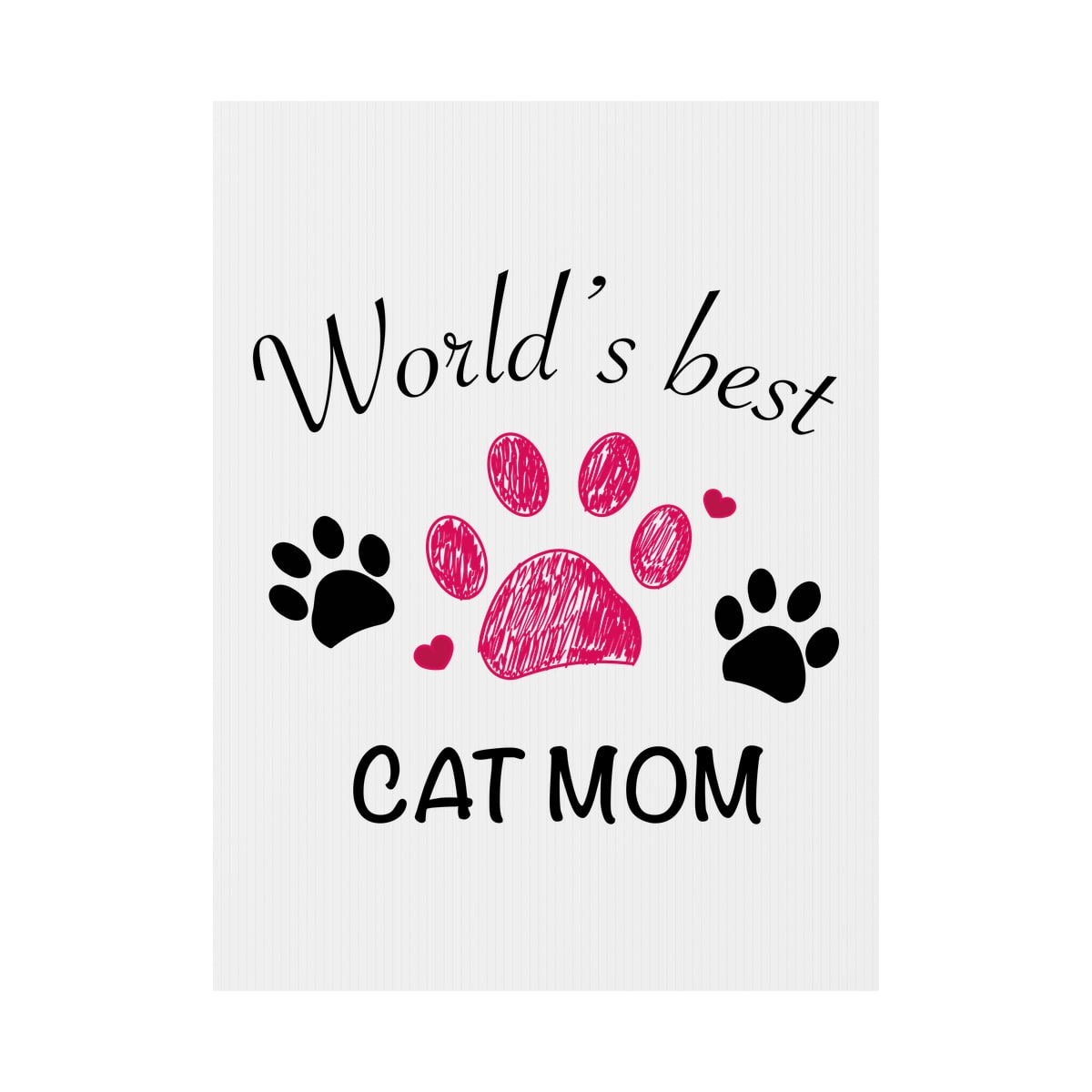 World's Best Cat Mom Yard Sign