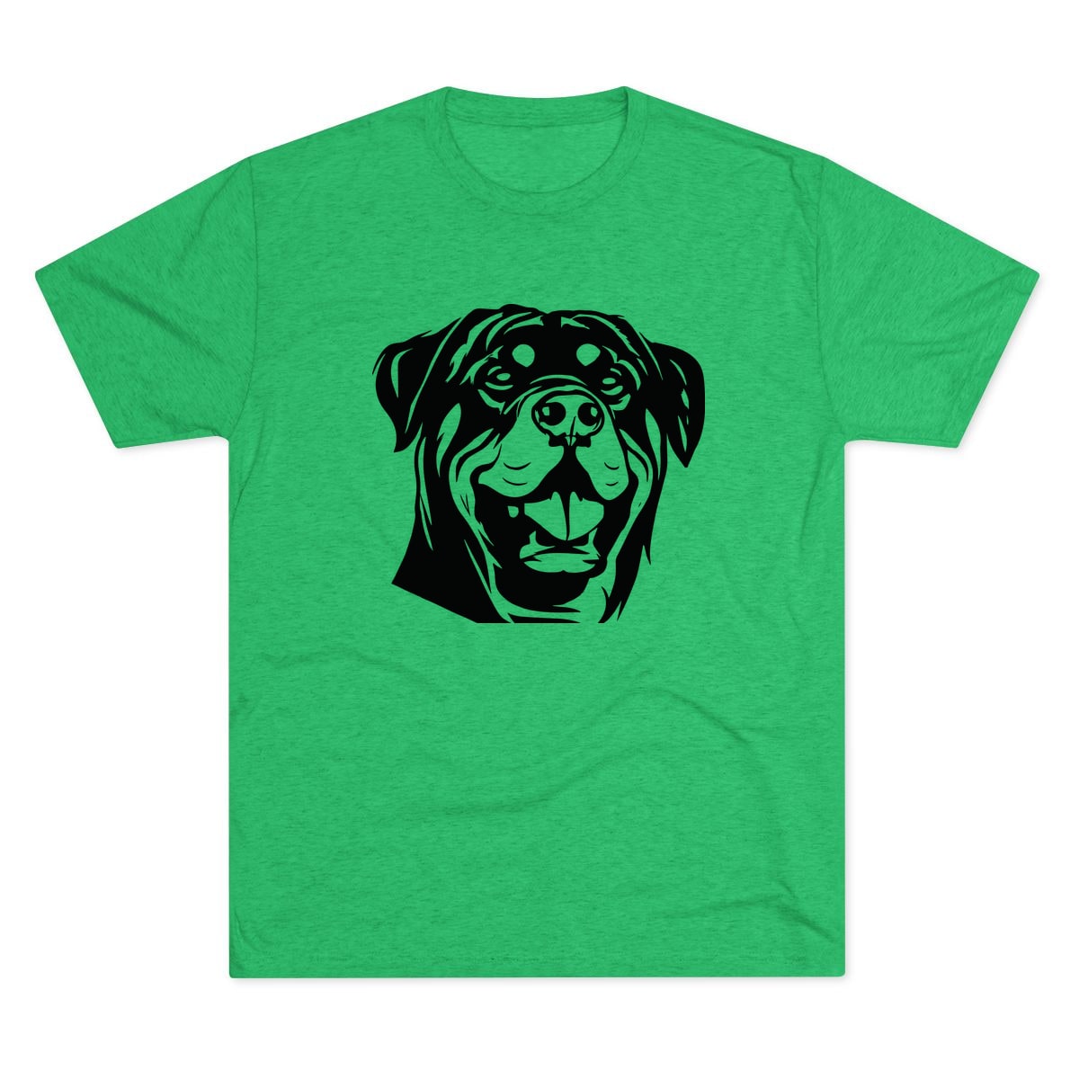 Rottweiler Portrait Tri-Blend Tee