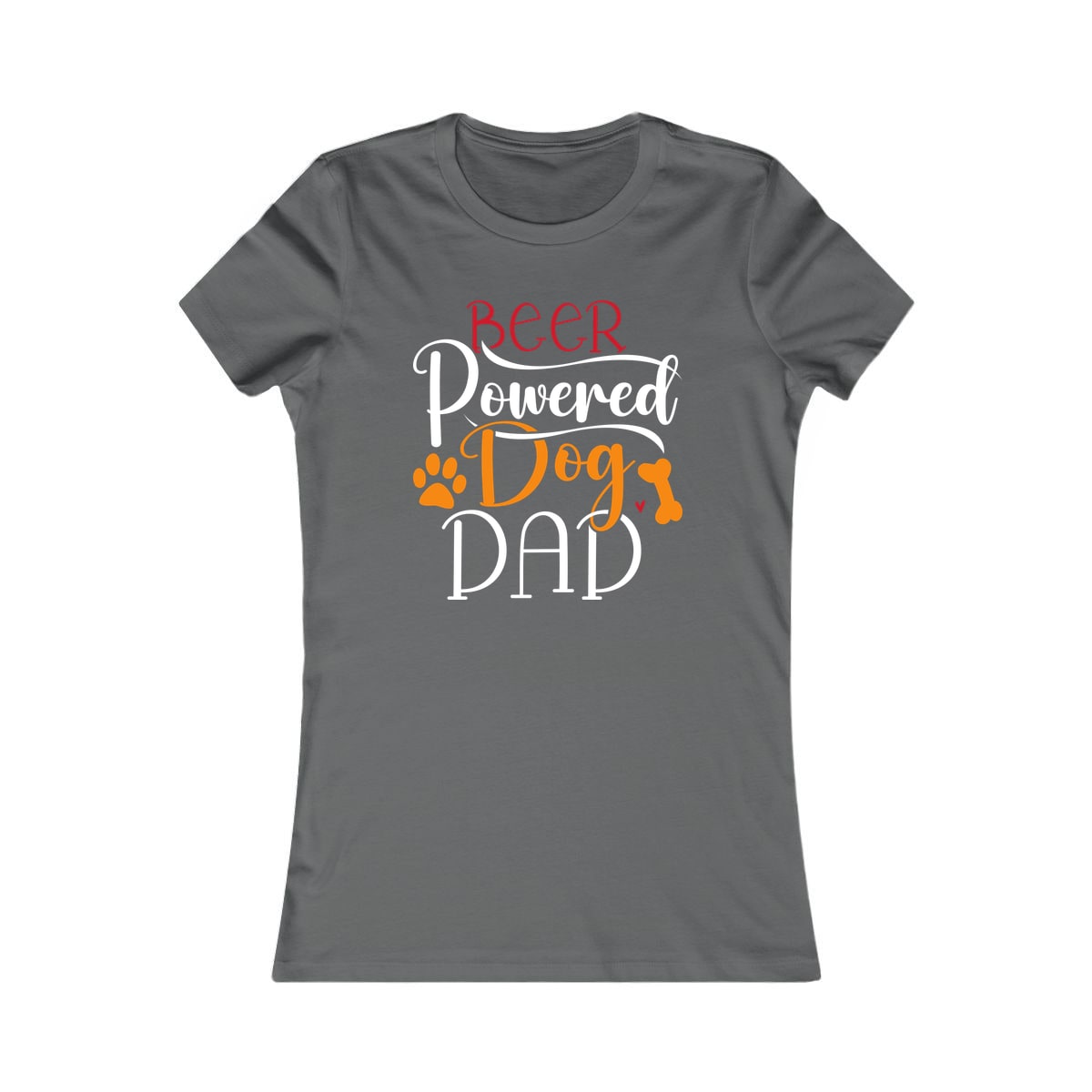 Beer Powered Dog Dad Women's Shirt