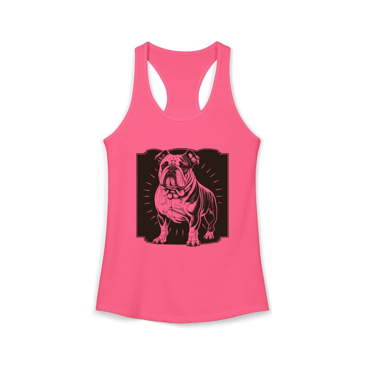 Vintage Bulldog Badge Tank Top
