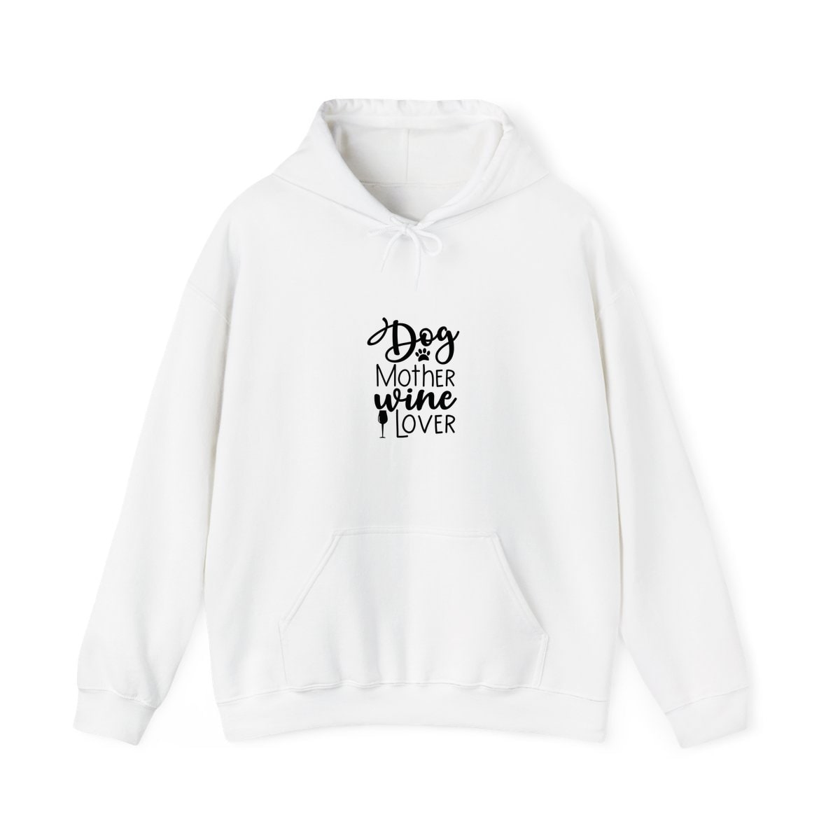 Dog Mother Wine Lover Hoodie