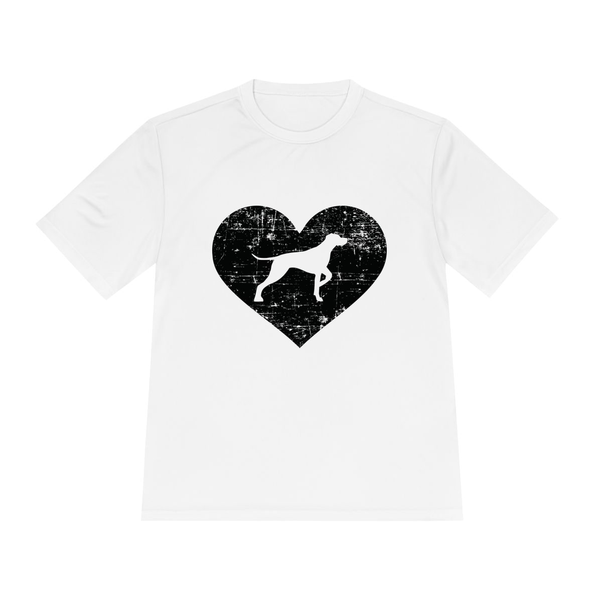 German Shorthaired Pointer Heart Tee | Sport-Tek Moisture Wicking