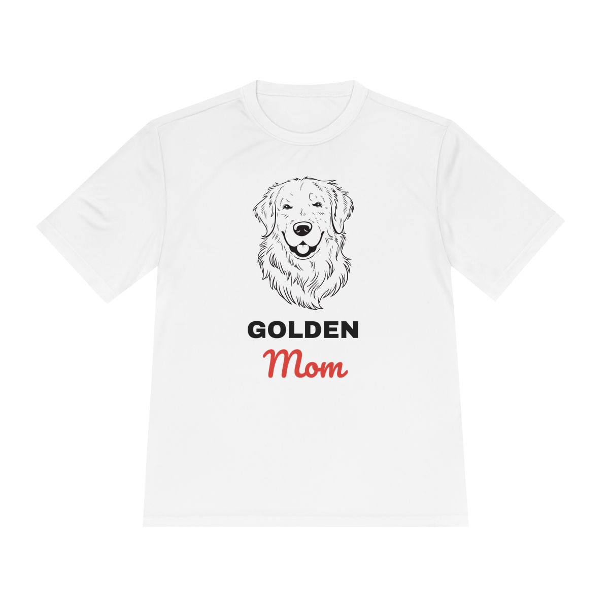 Golden Retriever Mom Moisture Wicking Tee by Sport-Tek