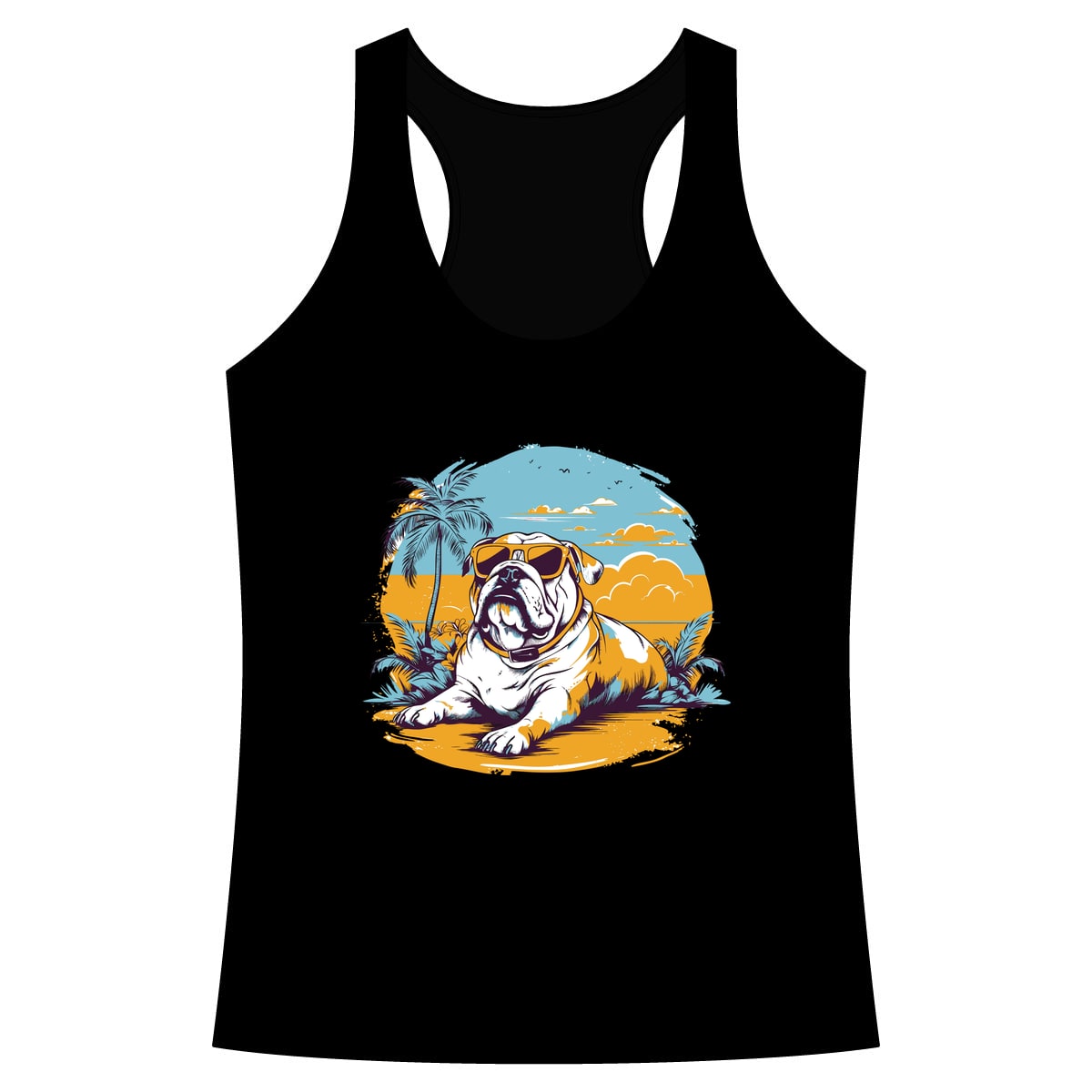 Beach Bulldog Performance Tank