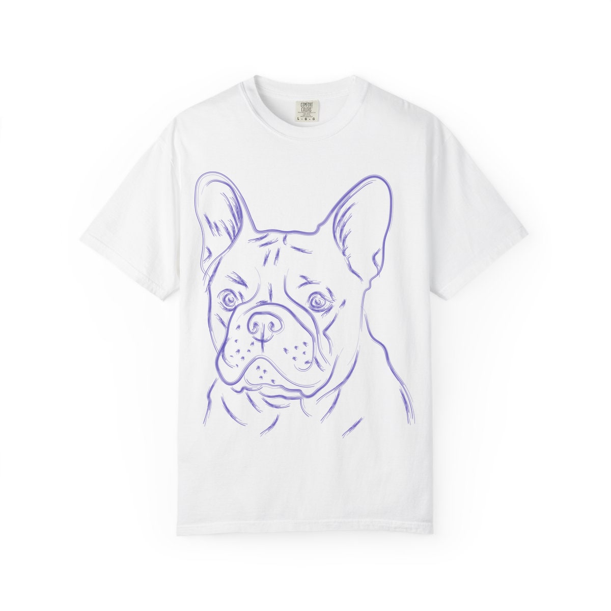 Multi Breed Icon french bulldog Comfort Colors Tee