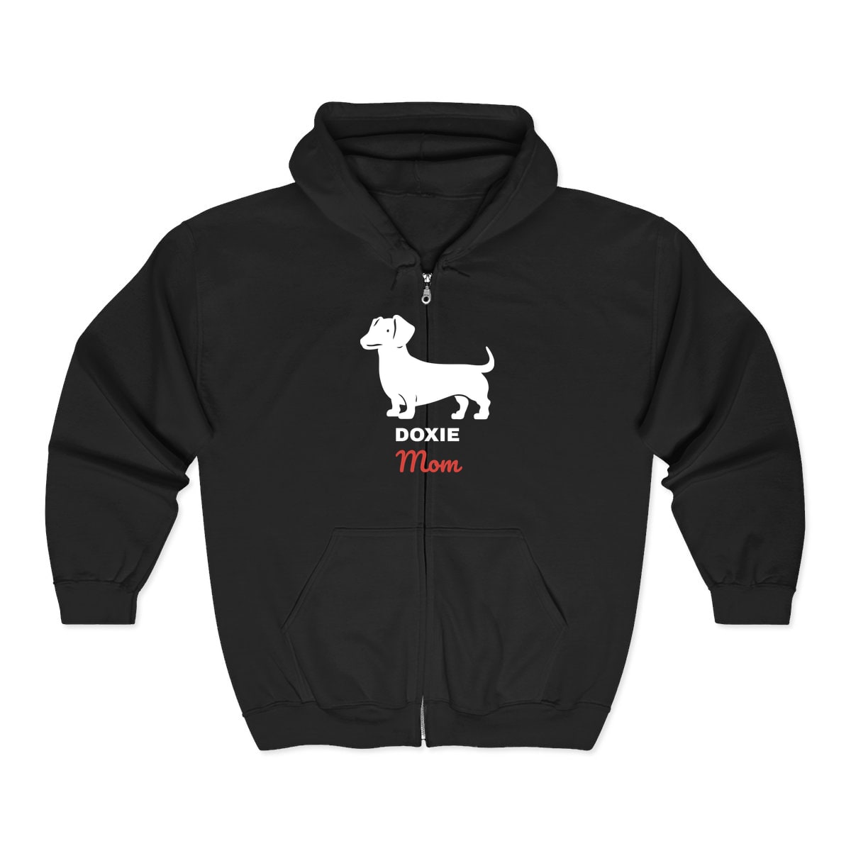 Dachshund Mom Zip Hoodie