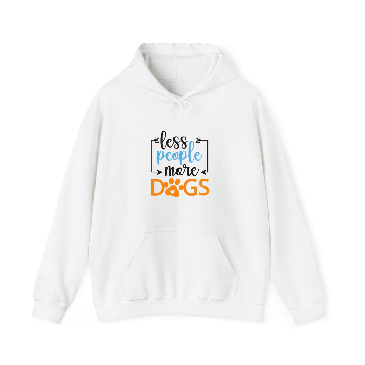 Less People More Dogs Hoodie