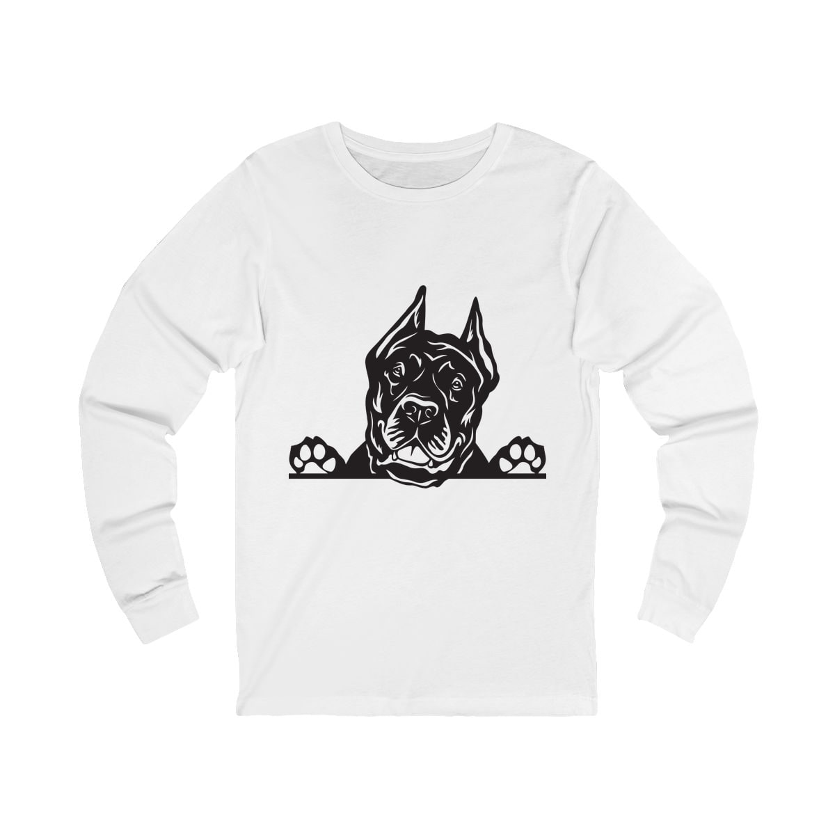 Peeking Cane Corso Long Sleeve Shirt