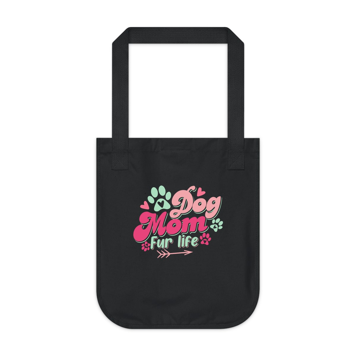 Dog Mom Fur Life Tote Bag