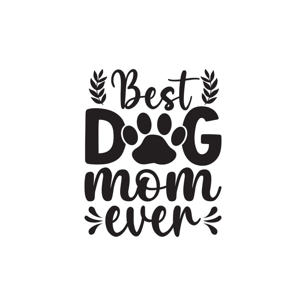 Best Dog Mom Ever Sticker