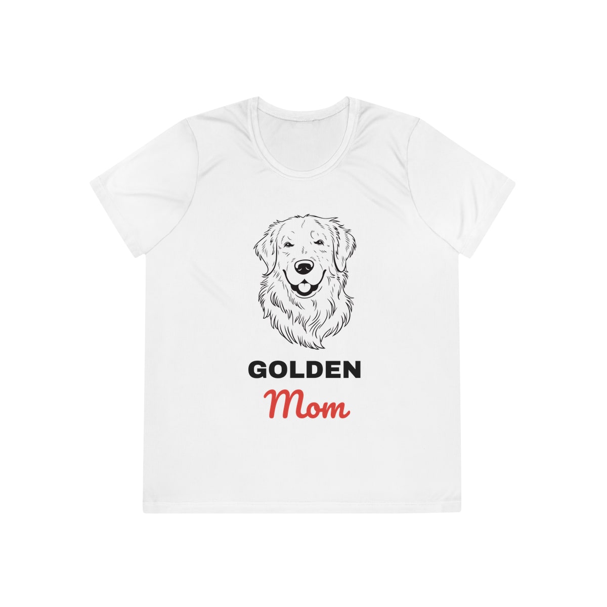 Golden Retriever Mom Ladies Competitor Tee by Sport-Tek
