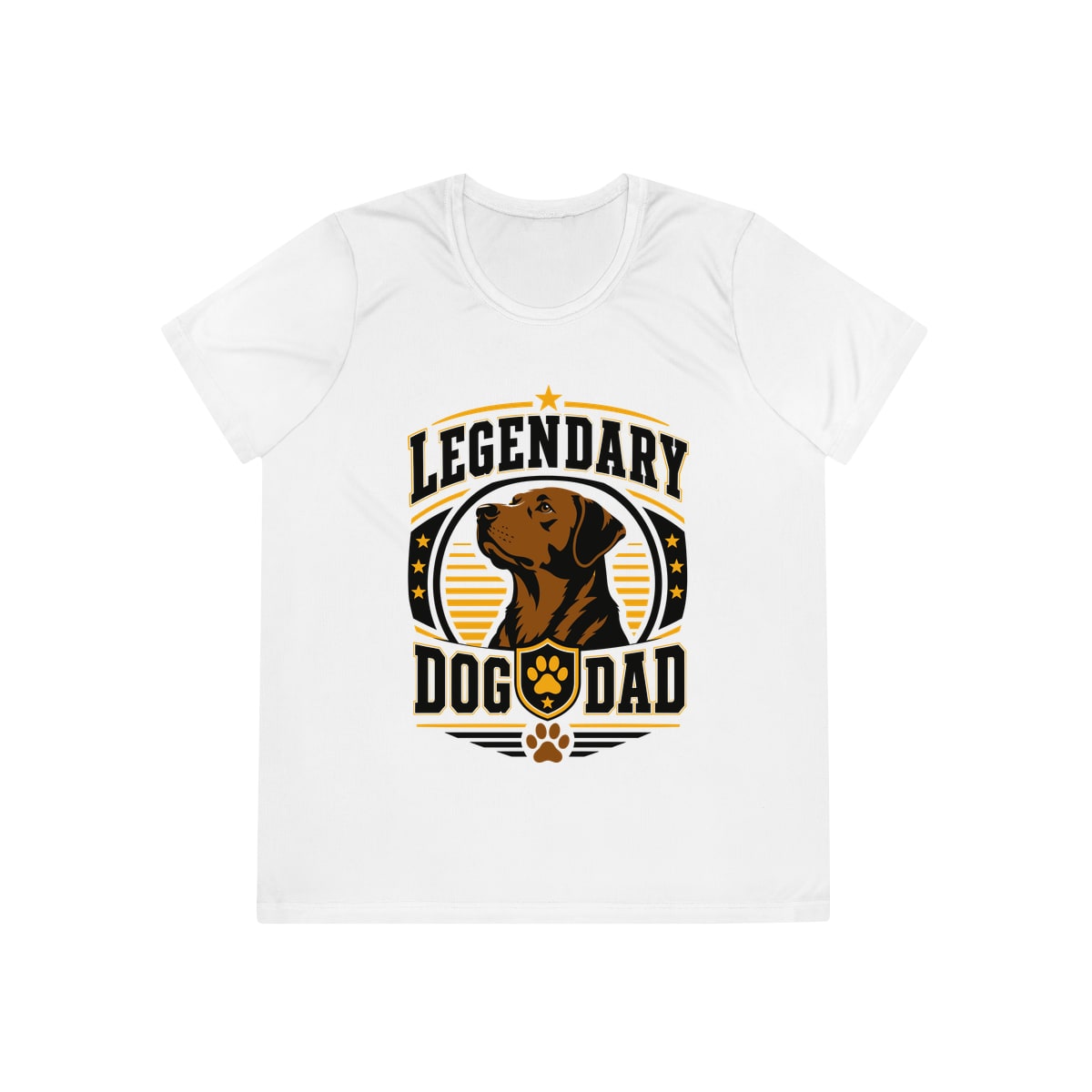 Legendary Dog Dad Ladies Competitor Tee by Sport-Tek