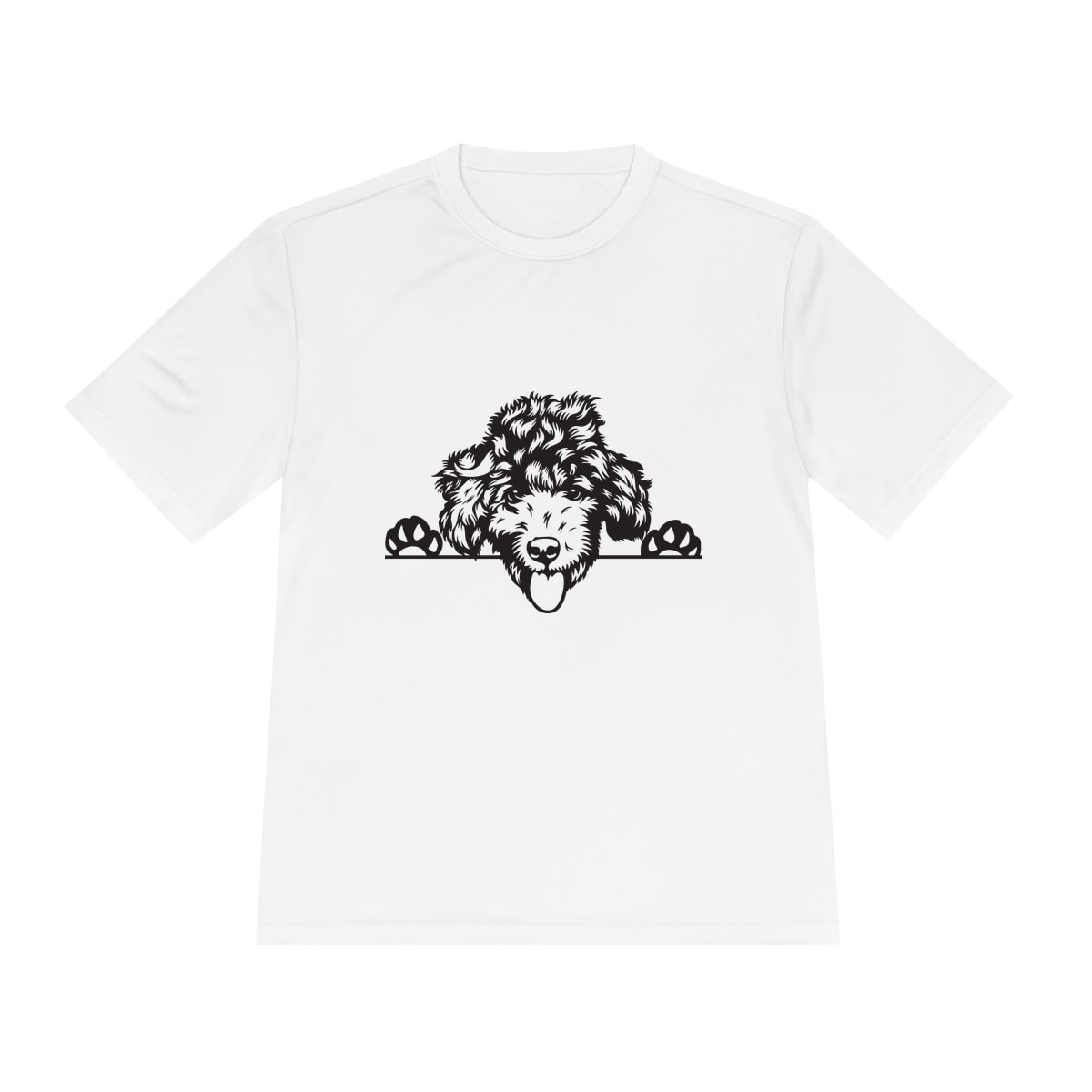 Peeking Doodle Moisture Wicking Tee by Sport-Tek