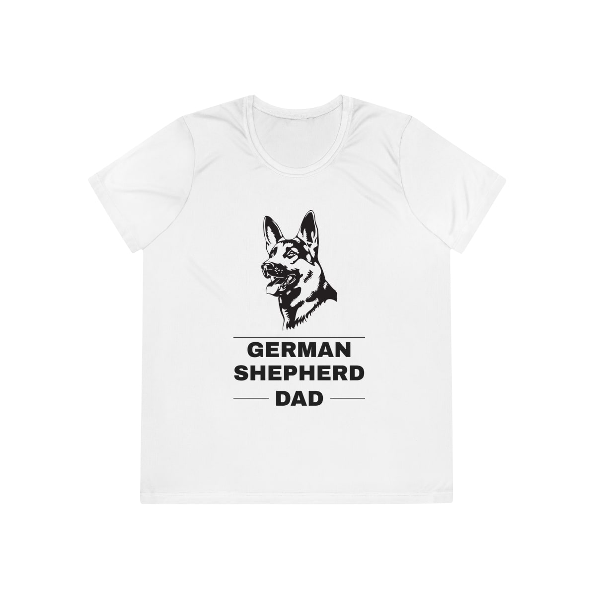 German Shepherd Dad Ladies Competitor Tee by Sport-Tek