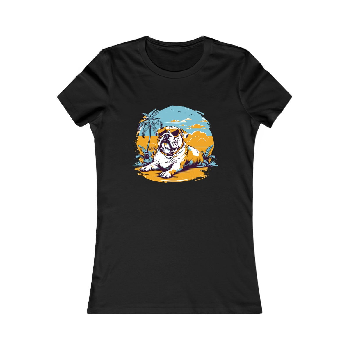 Beach Bulldog Women's Shirt
