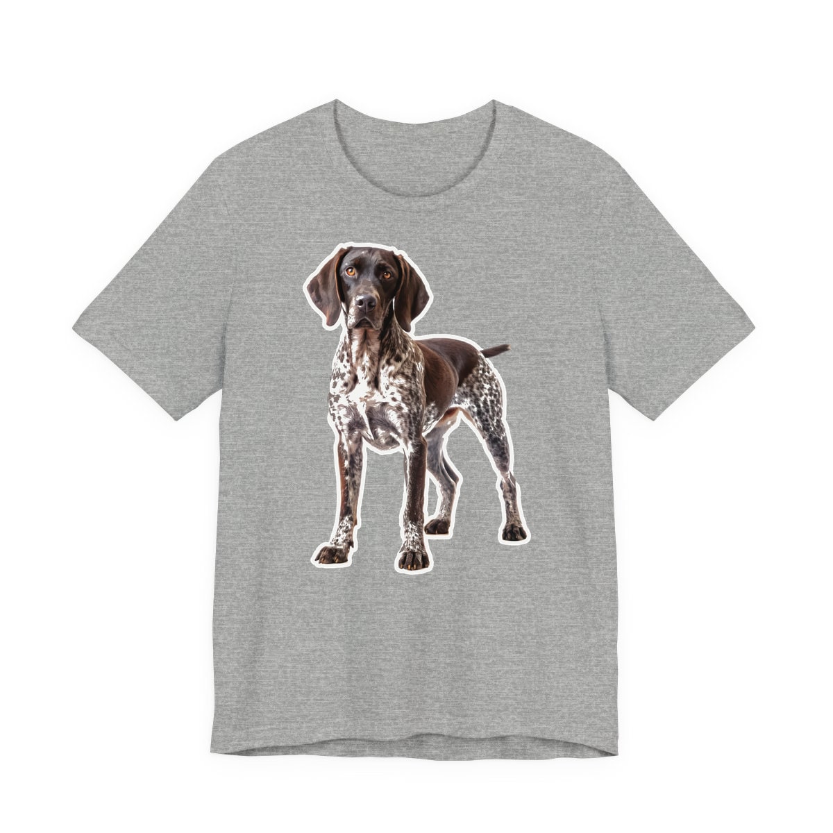 German Shorthaired Pointer Portrait Jersey Tee