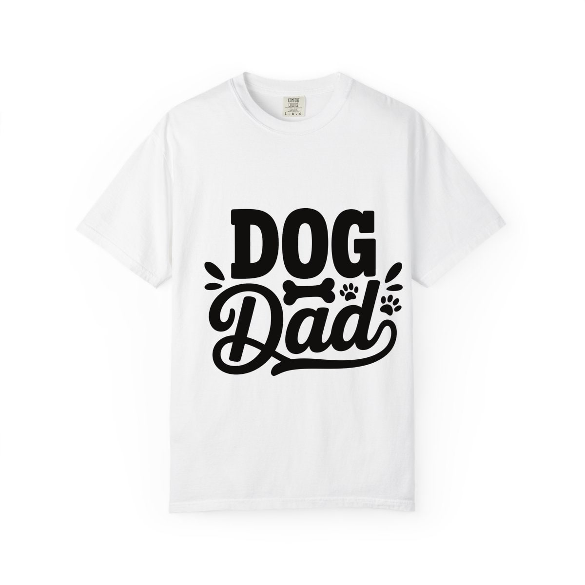 Dog Dad Script Comfort Colors Tee