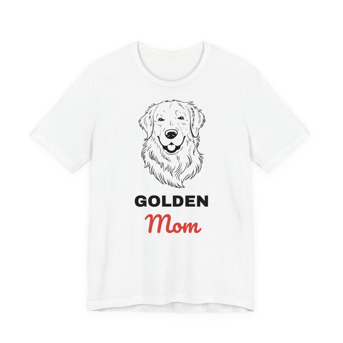 Golden Retriever Mom Jersey Tee