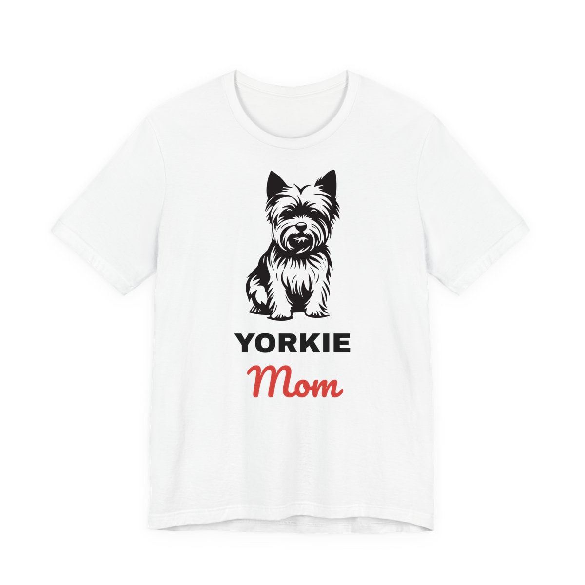 Yorkie Mom Jersey Tee