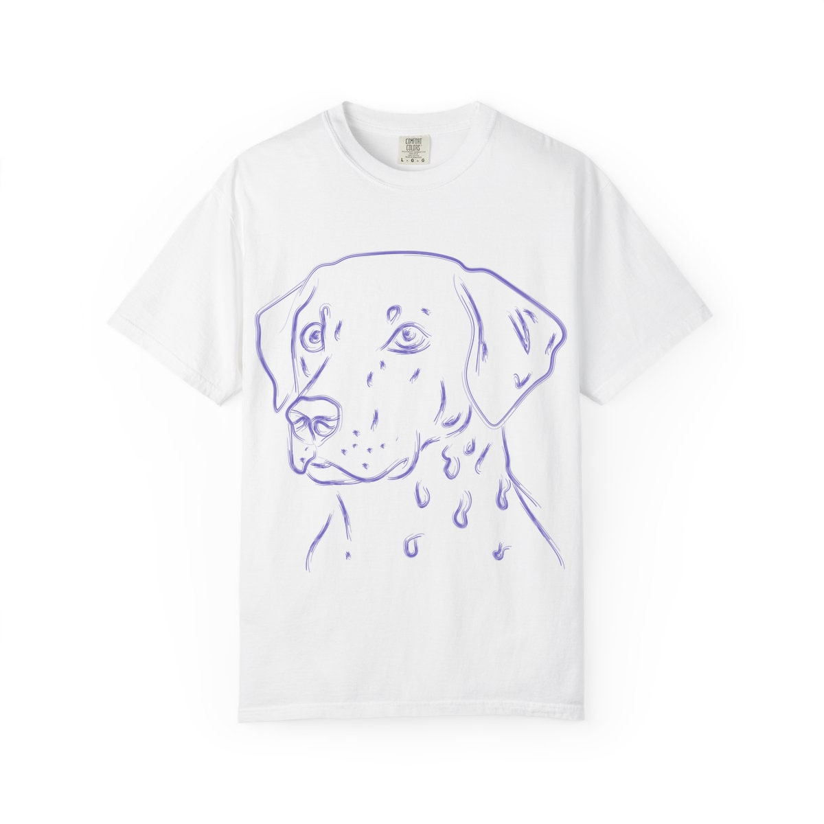 Multi Breed Icon dalmatian Comfort Colors Tee