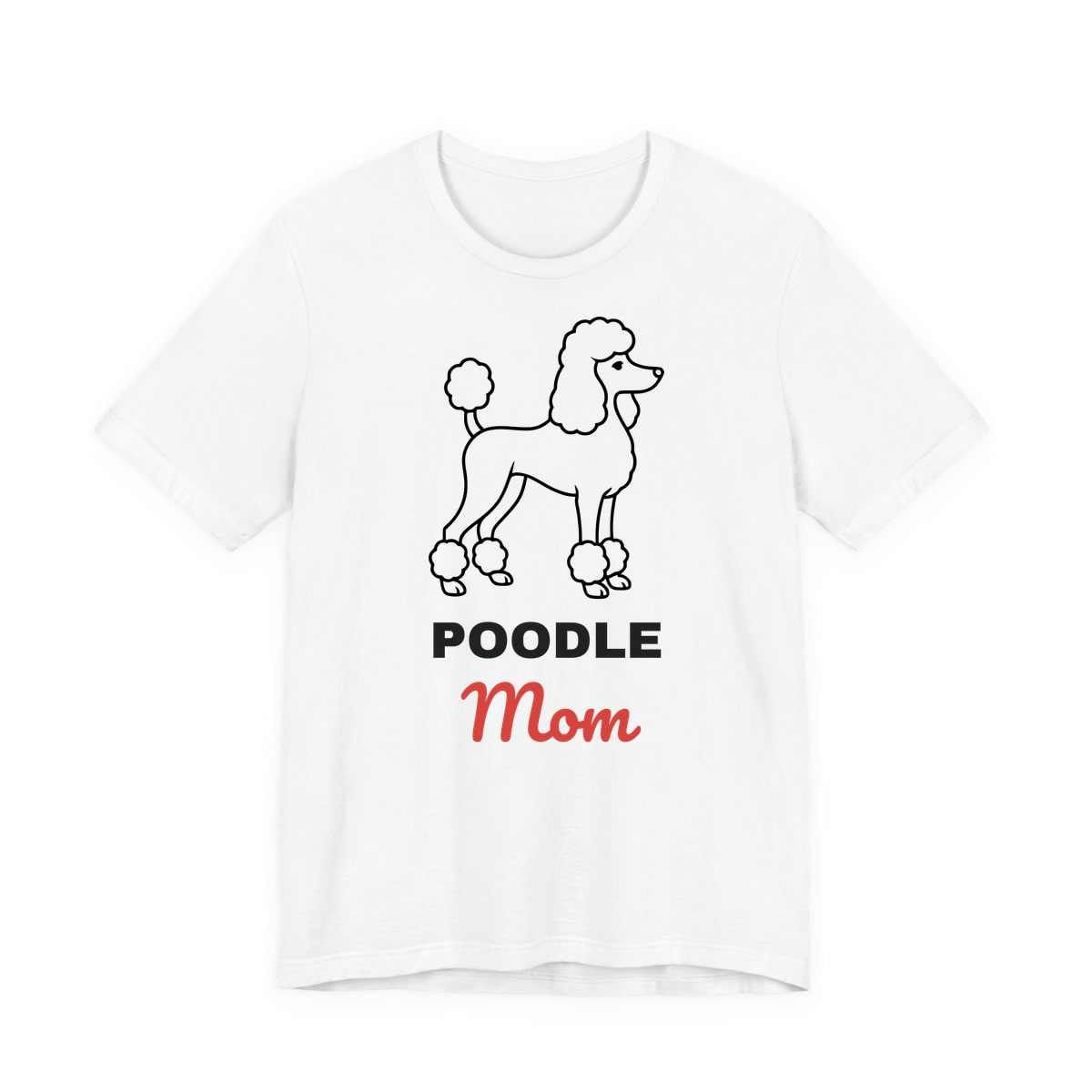 Poodle Mom Jersey Tee
