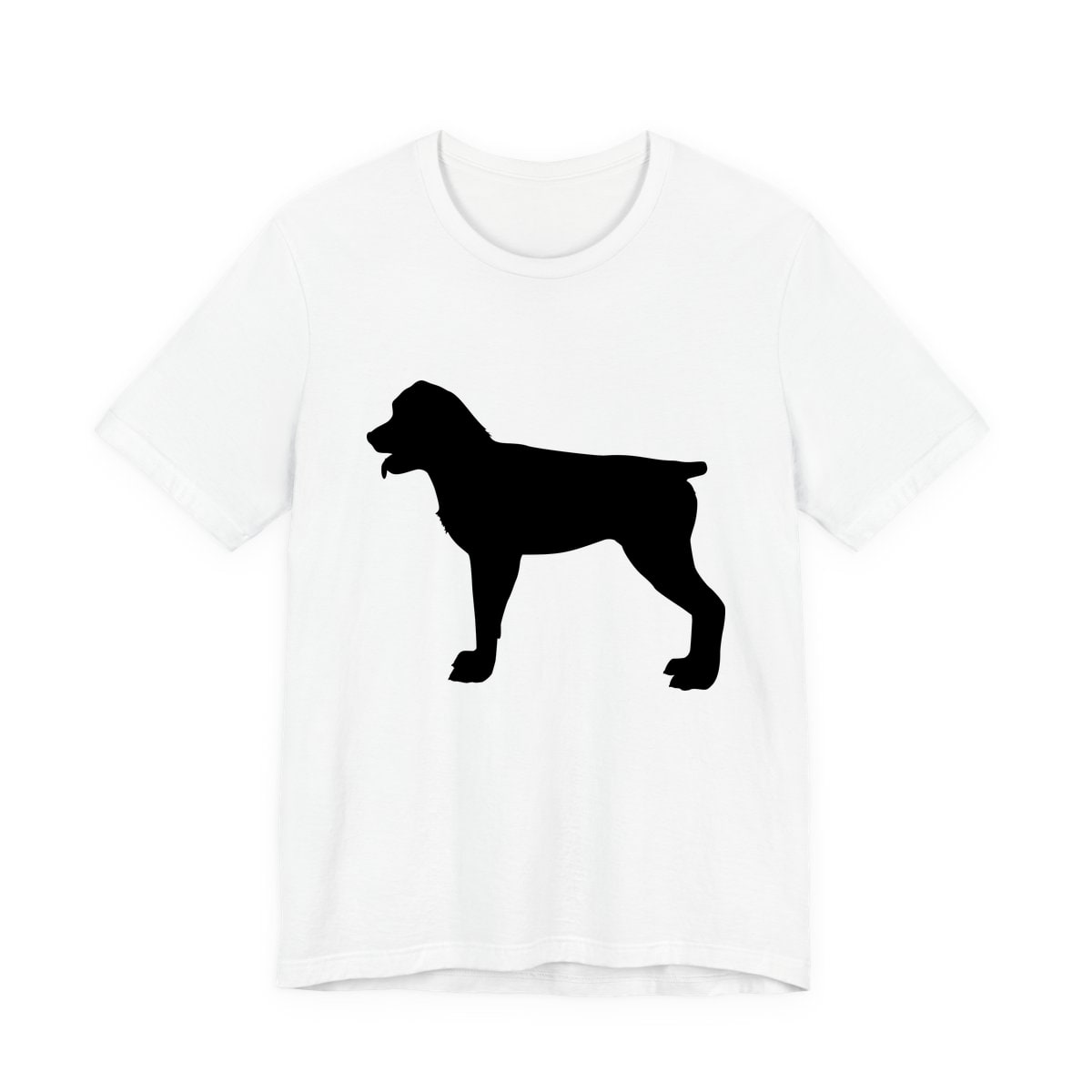 Rottweiler Silhouette Jersey Tee