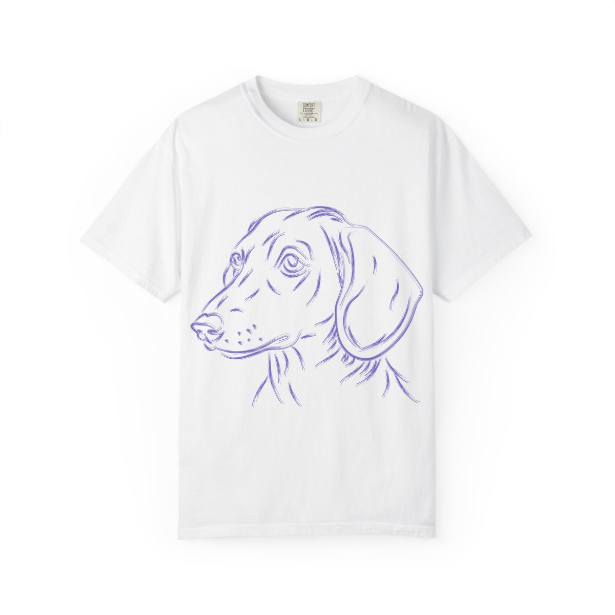 Multi Breed Icon dachshund Comfort Colors Tee