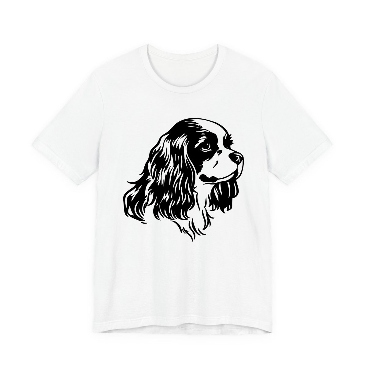 Cavalier King Charles Spaniel Portrait Jersey Tee