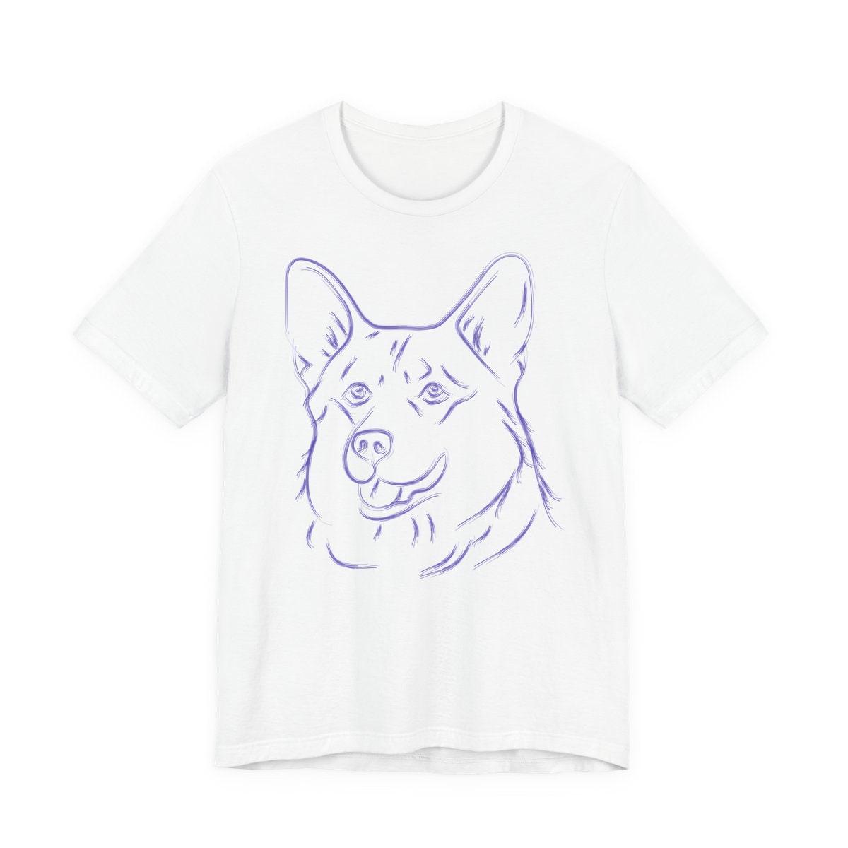 Multi Breed Icon corgi Jersey Tee