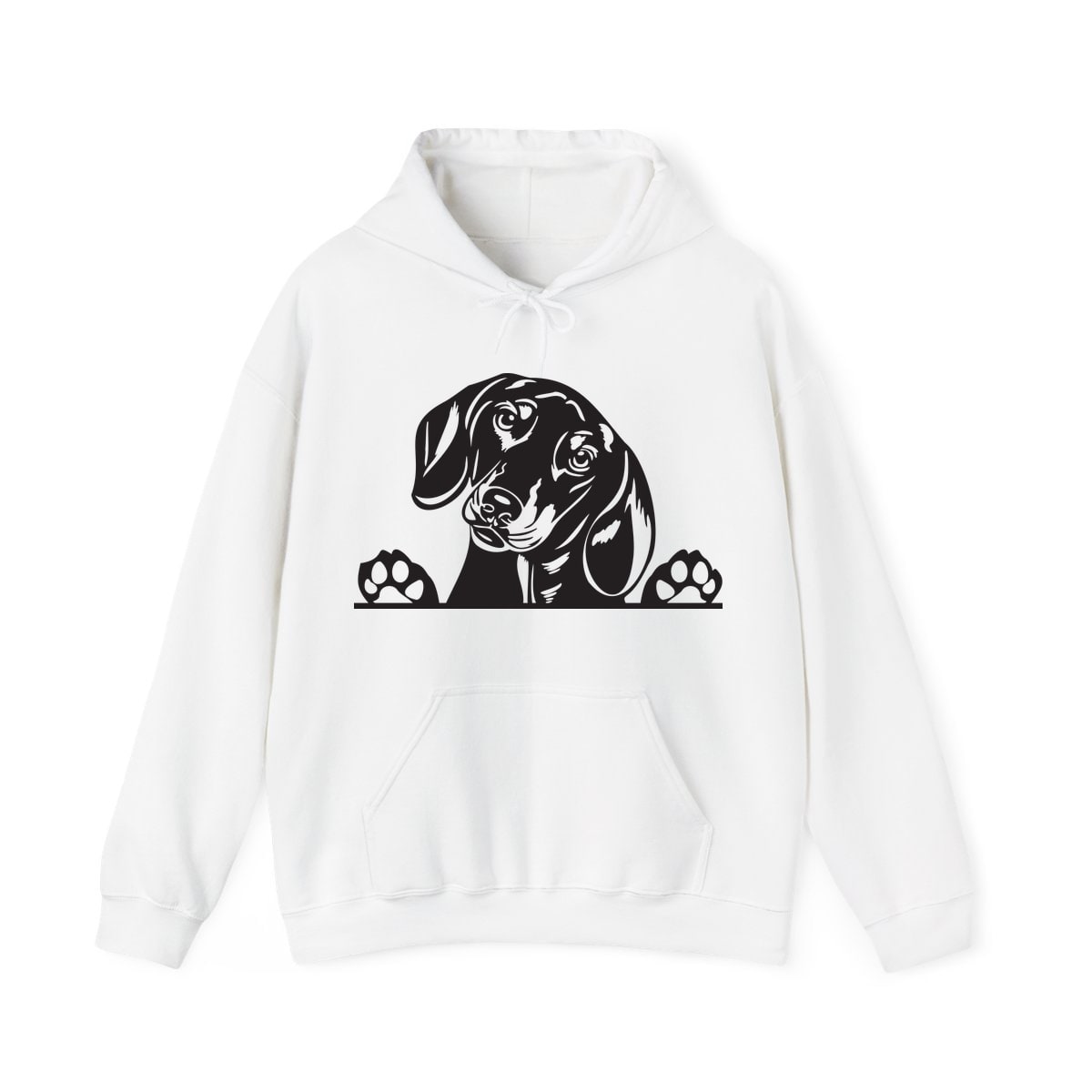 Peeking Dachshund Hoodie