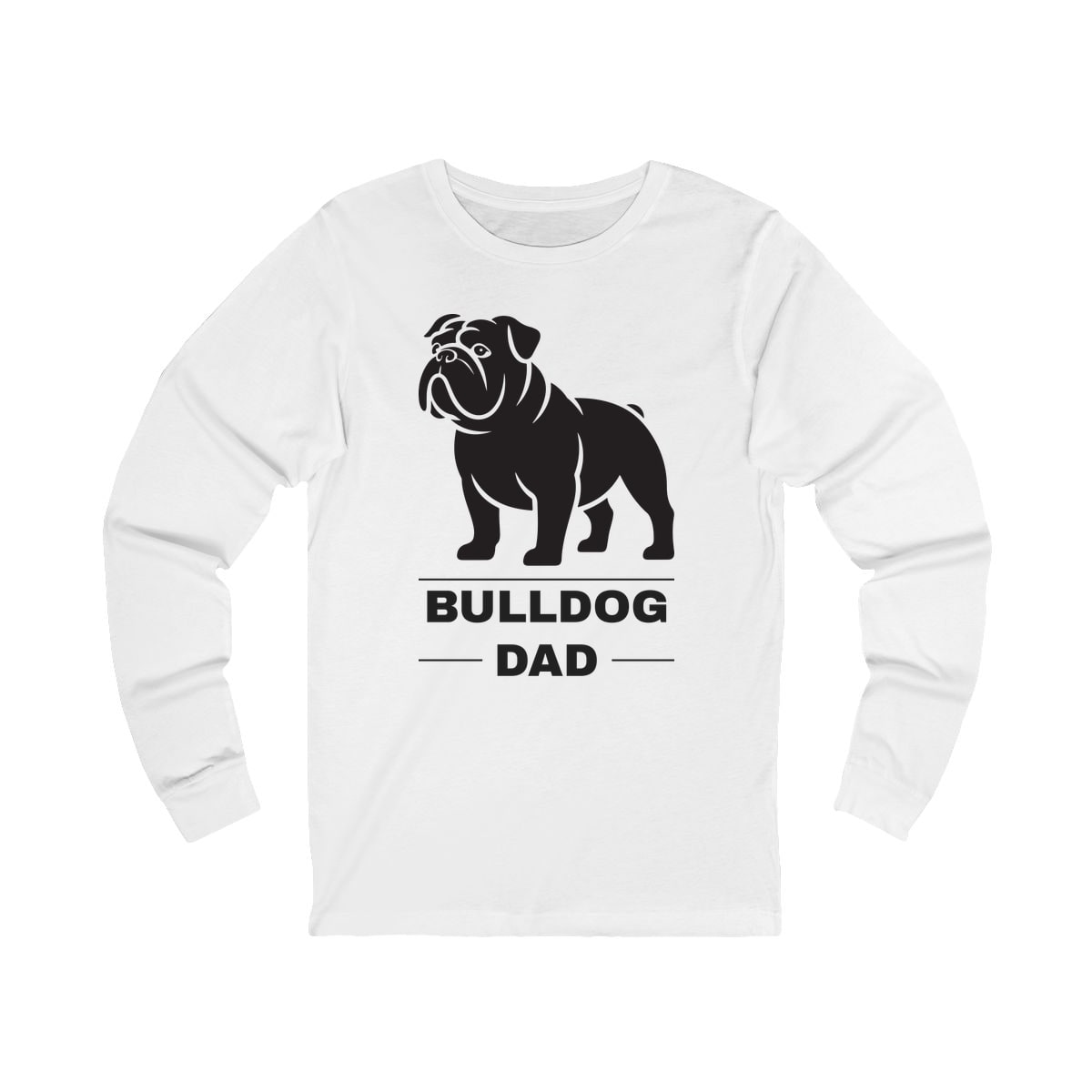 Bulldog Dad Long Sleeve Shirt