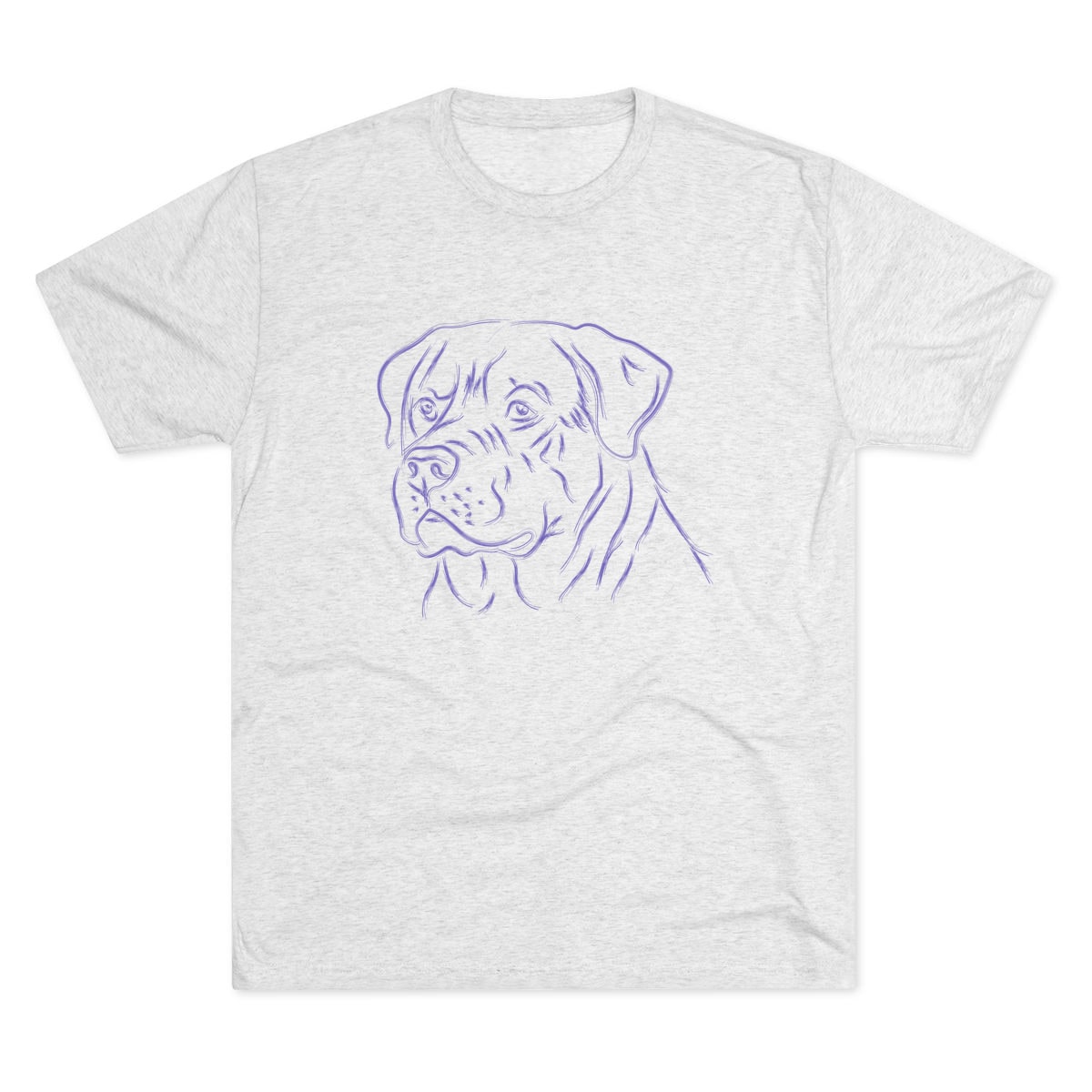 Multi Breed Icon rottweiler or boxer, confirm Tri-Blend Tee