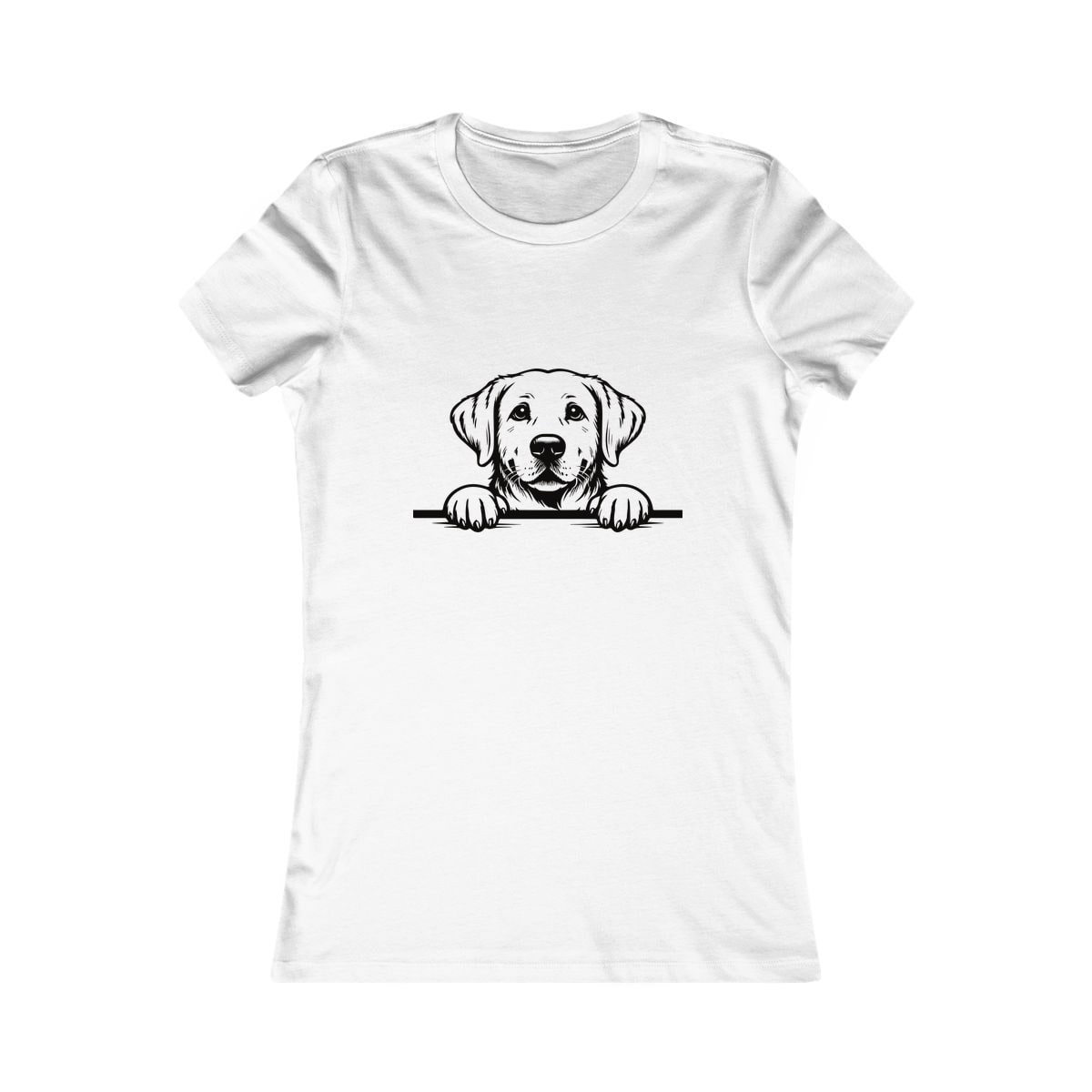 Peeking Labrador Women's Shirt