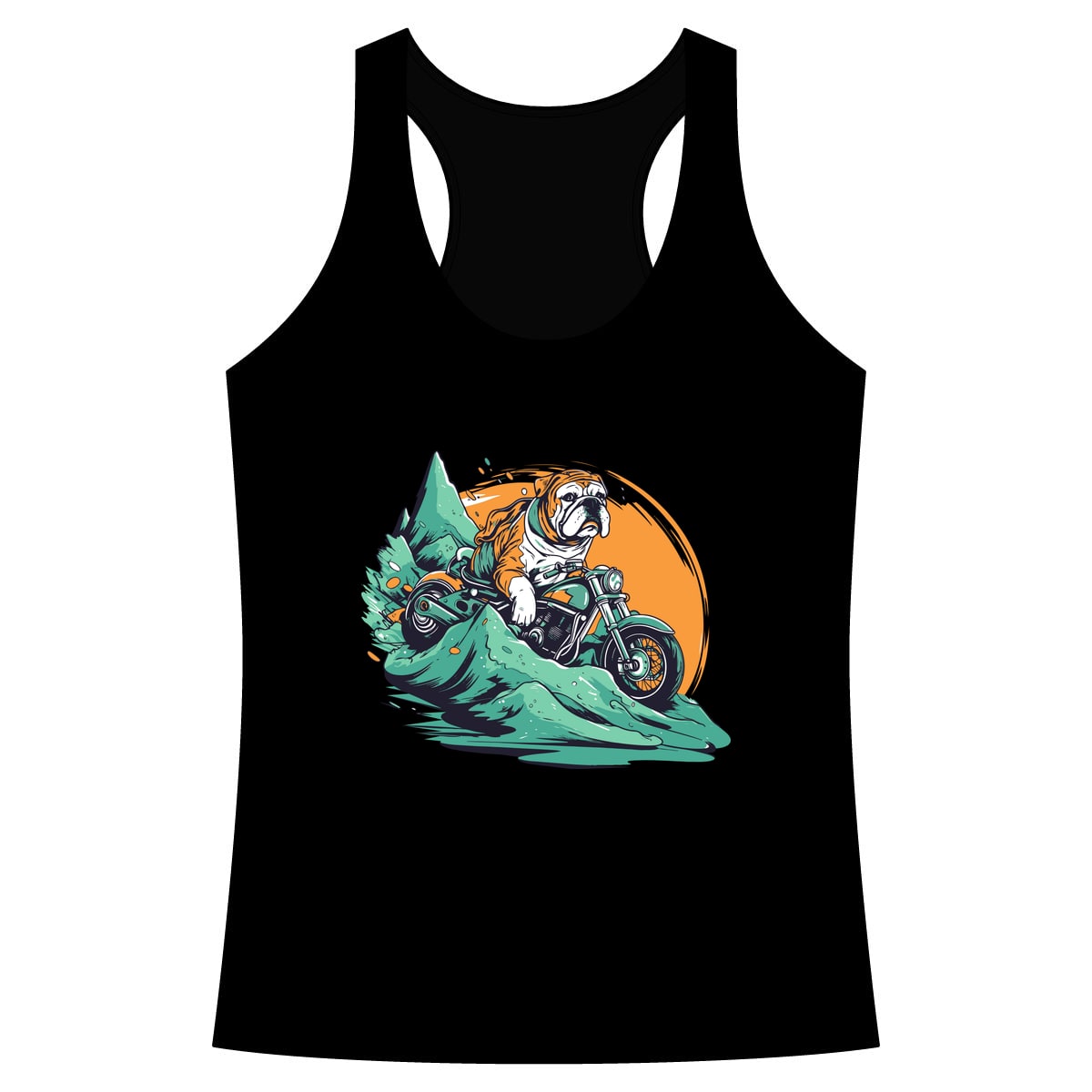 Motorcycle Bulldog Performance Tank