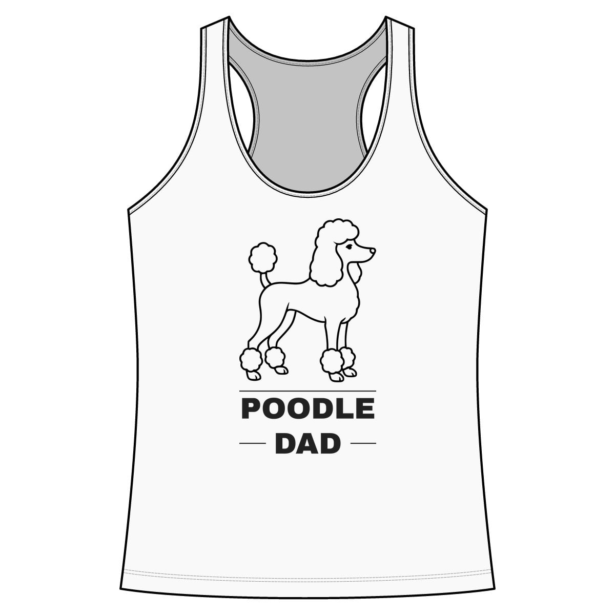 Poodle Dad Performance Tank