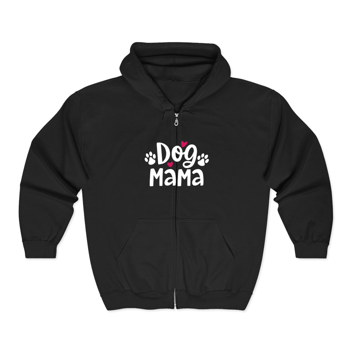 Dog Mama Zip Hoodie