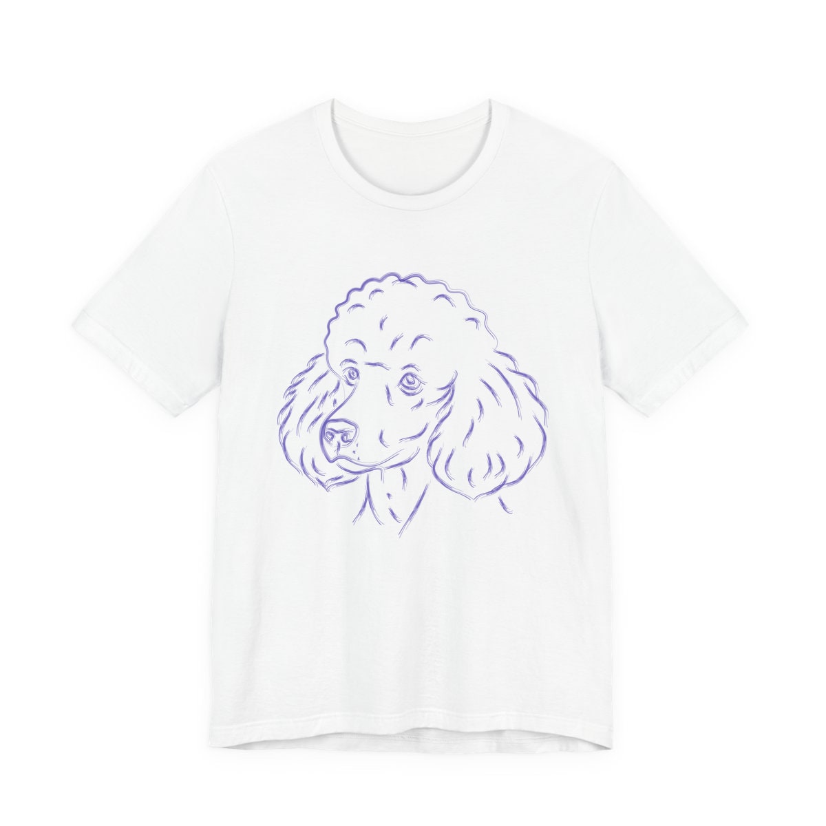 Multi Breed Icon poodle Jersey Tee