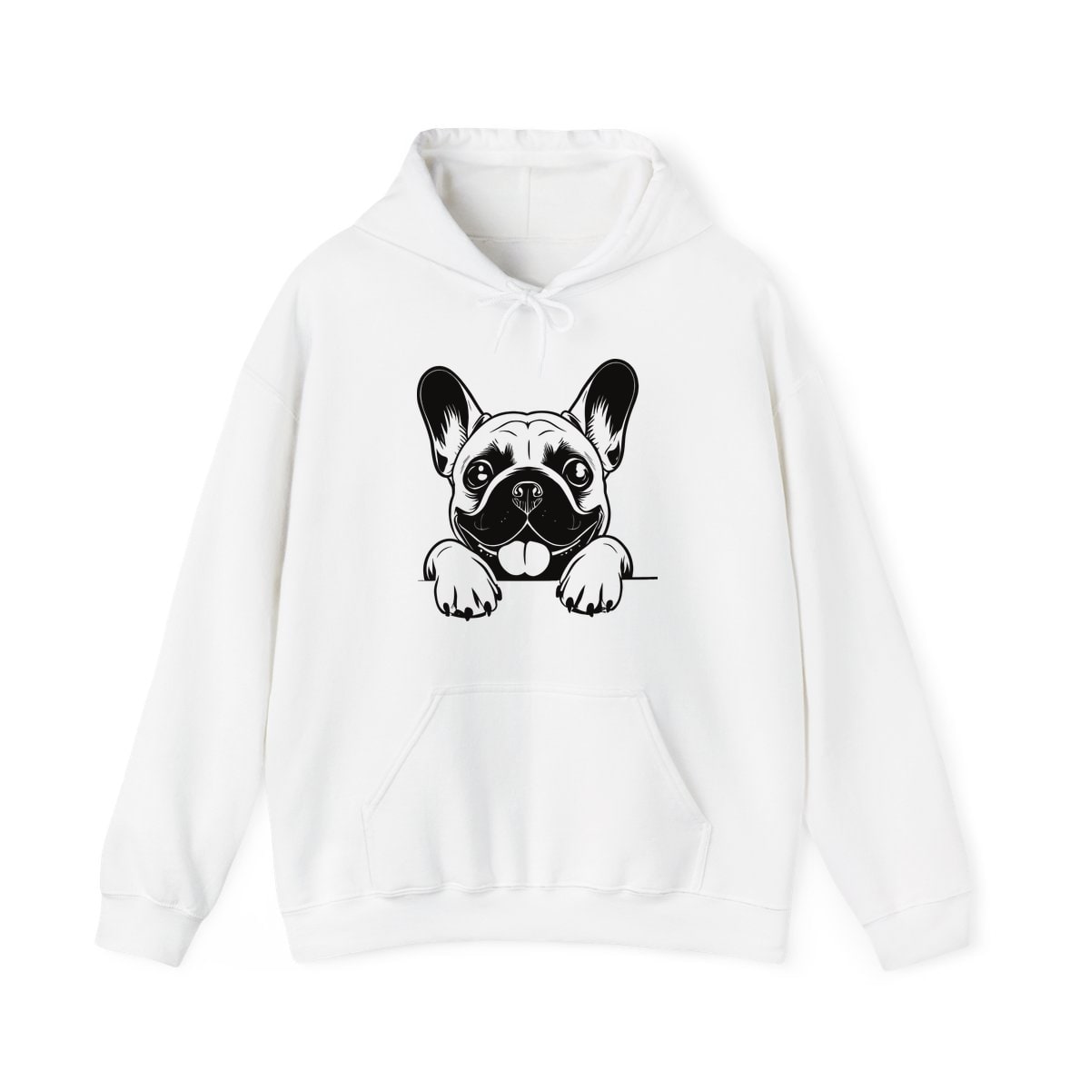 Peeking French Bulldog Hoodie