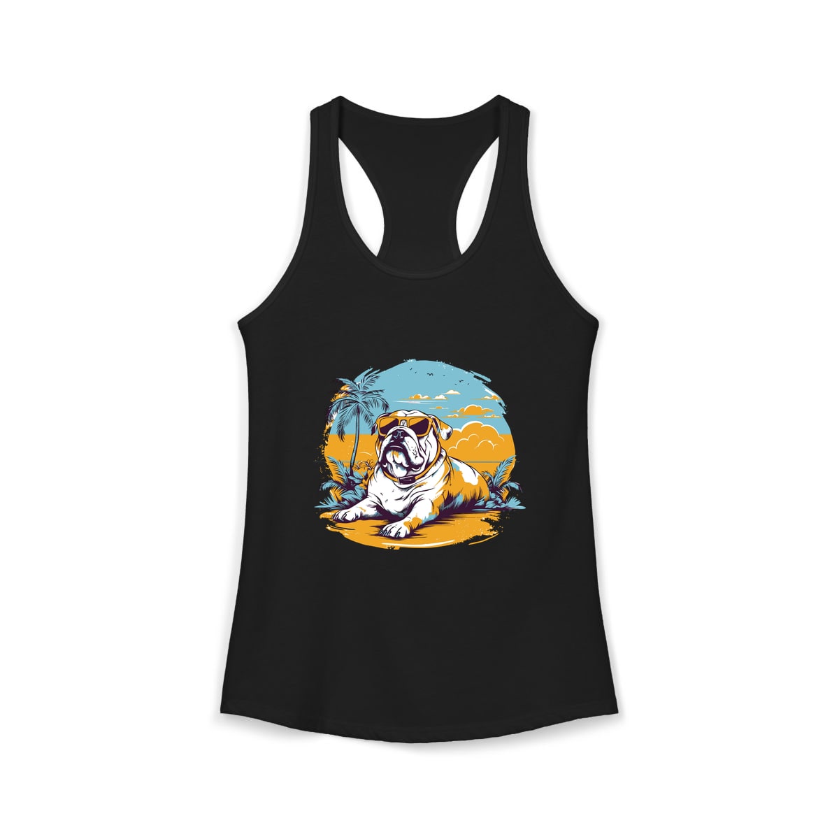Beach Bulldog Tank Top