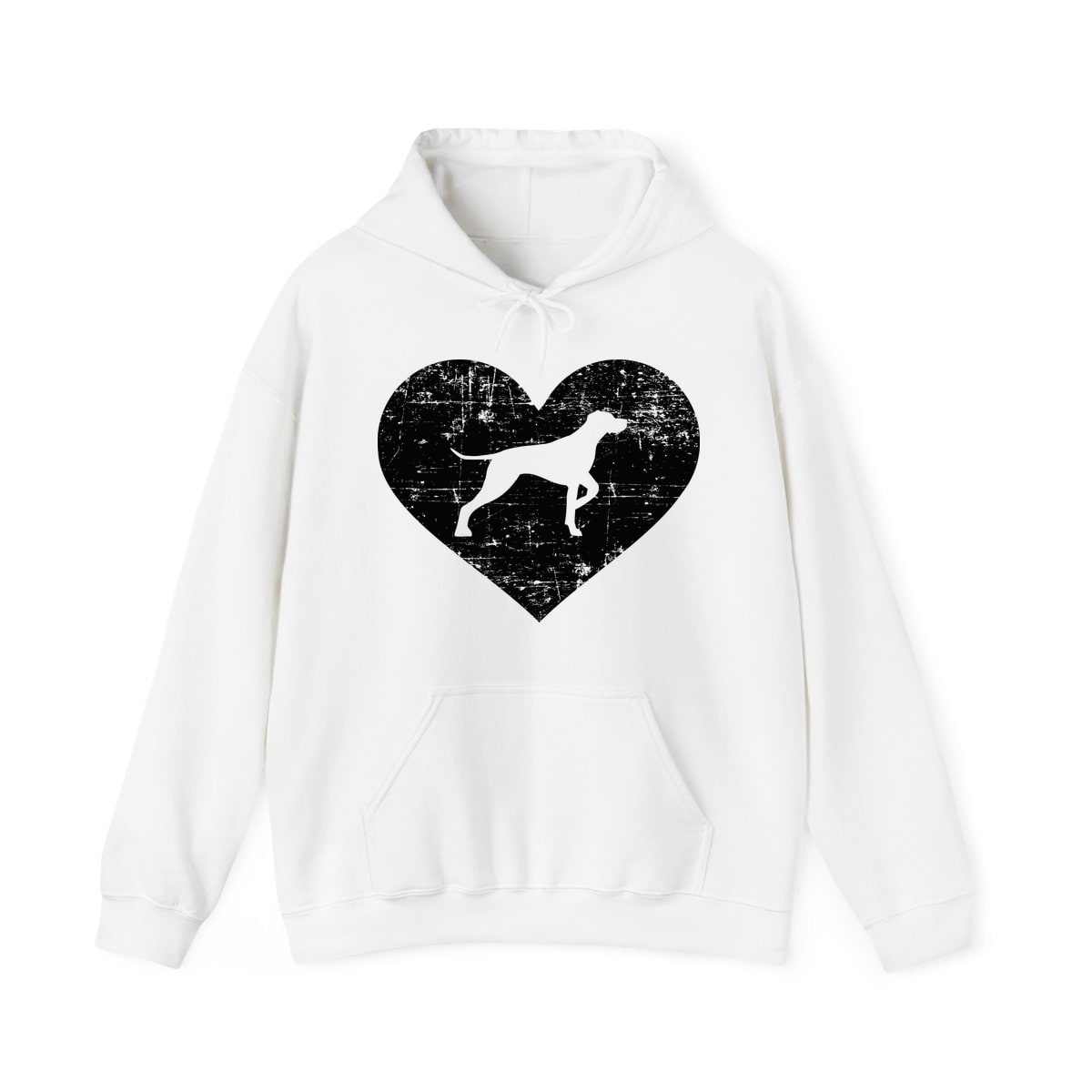 German Shorthaired Pointer Heart Hoodie