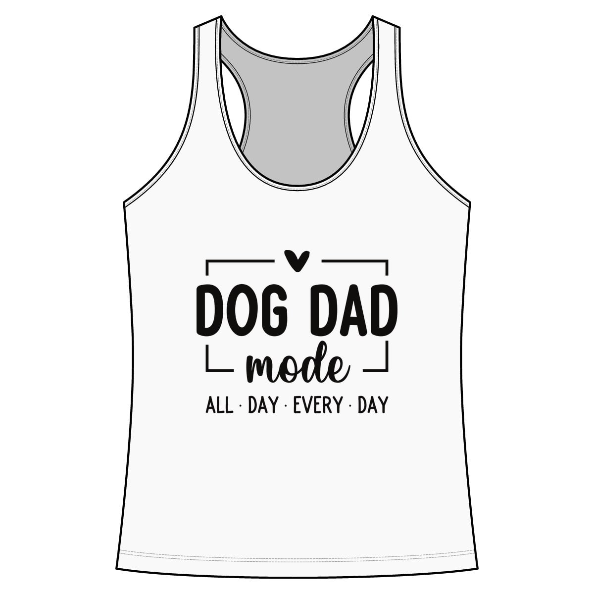 Dog Dad Mode All Day Every Day Performance Tank